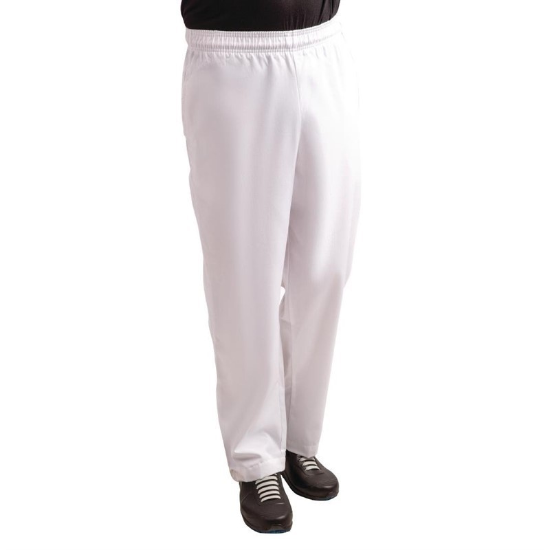 Pantalon de cuisine Whites Easyfit blanc XL