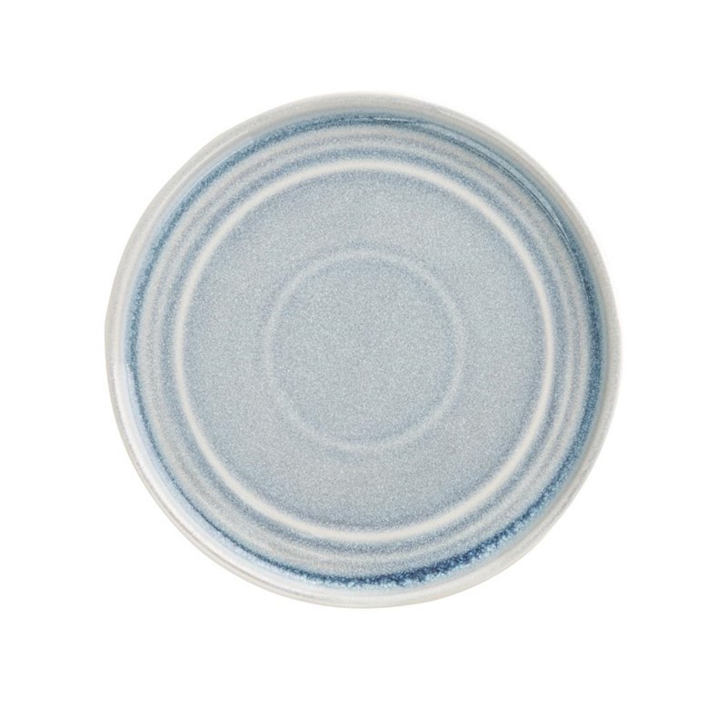 6 Assiette plate bleu cristallin Olympia Cavolo 18 cm