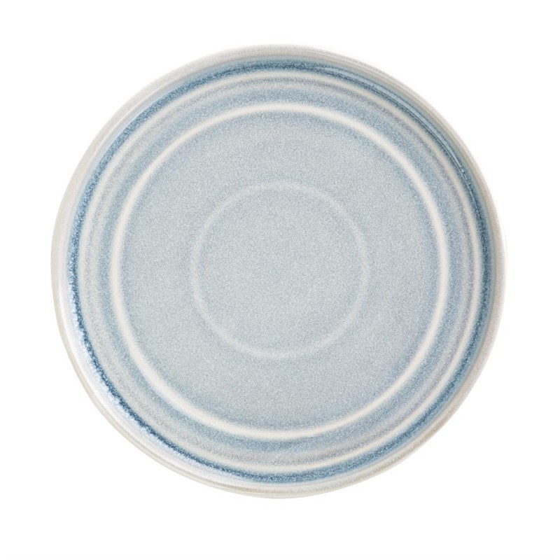 6 Assiette plate bleu cristallin Olympia Cavolo 22 cm