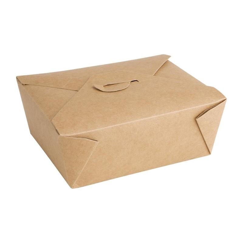 Boîtes alimentaires en carton compostables Fiesta Green 1200 ml (lot de 200)