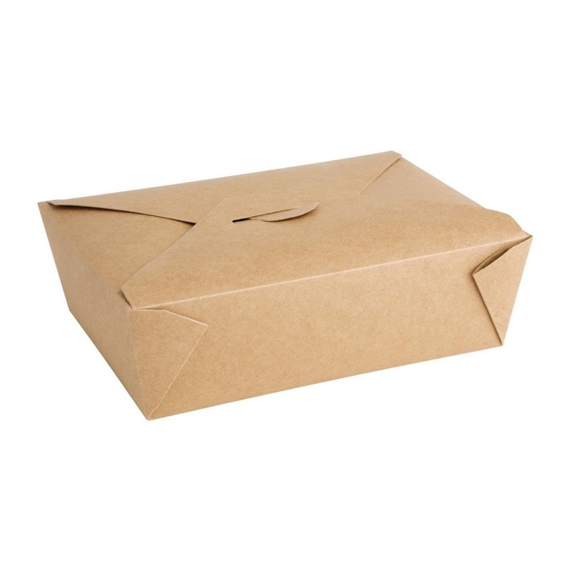 Boîtes alimentaires en carton compostables Fiesta Green 1800 ml (lot de 200)