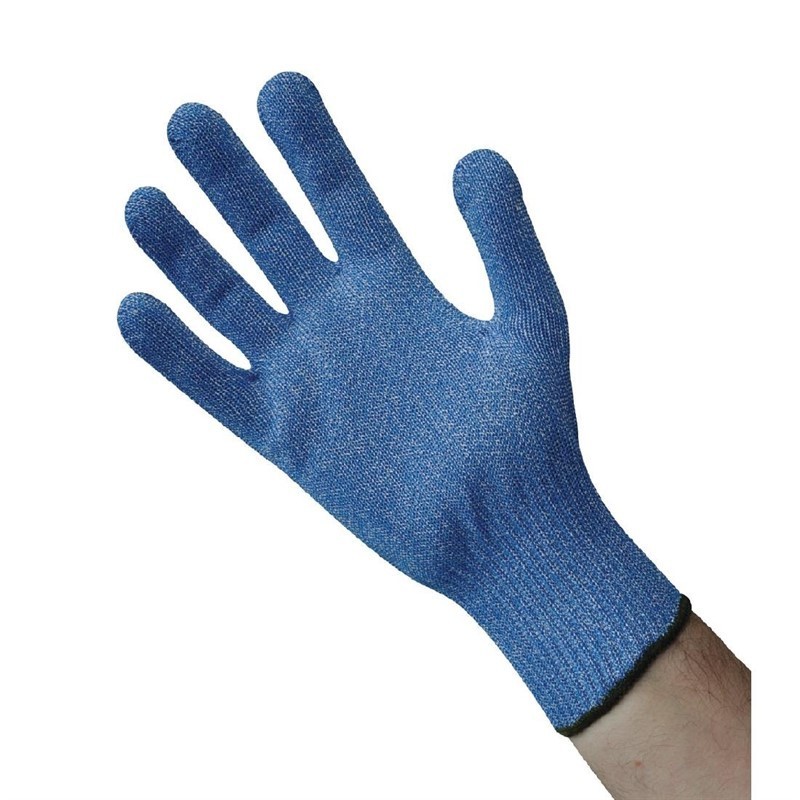 Gant anti-coupure bleu M