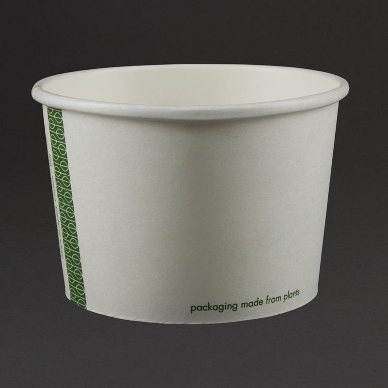 500 Bols à soupe / glace compostables Vegware 455ml