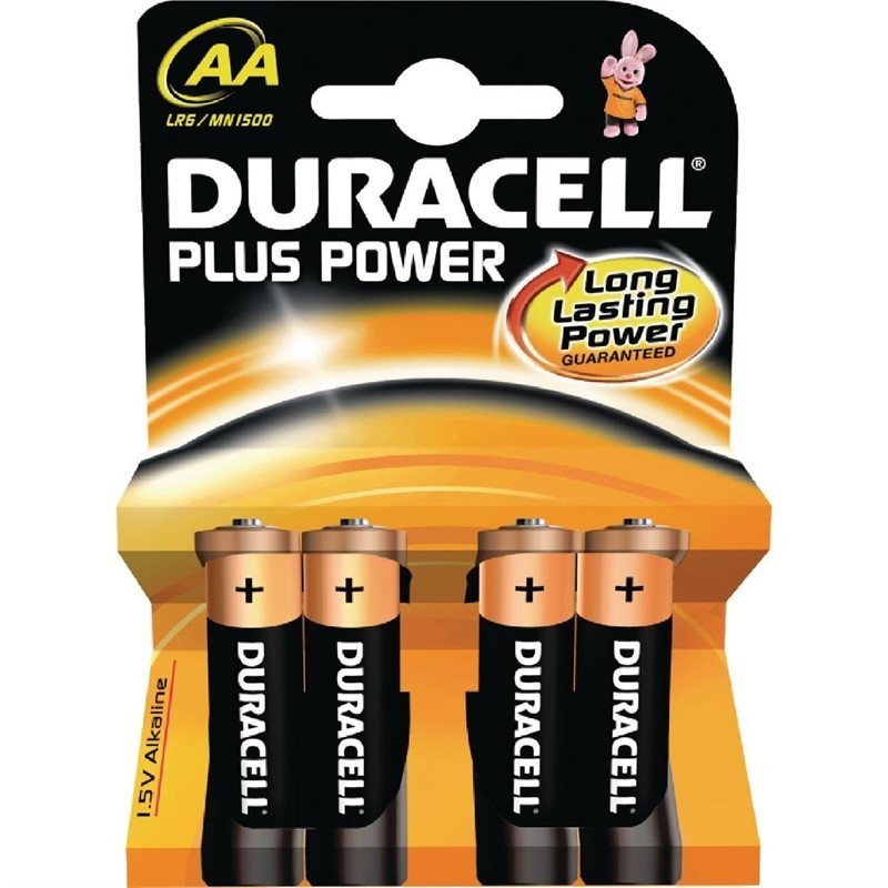 Piles AA Duracell (lot de 4)