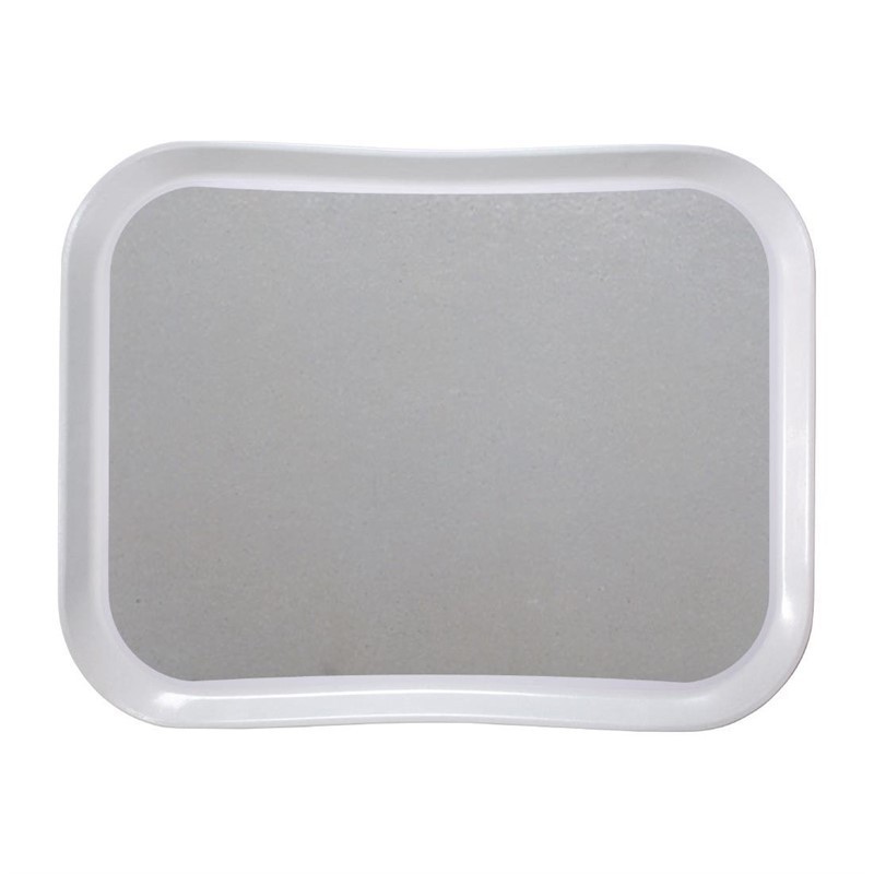 Plateau en polyester Century Fun Cambro Versa Lite 43 cm gris perle