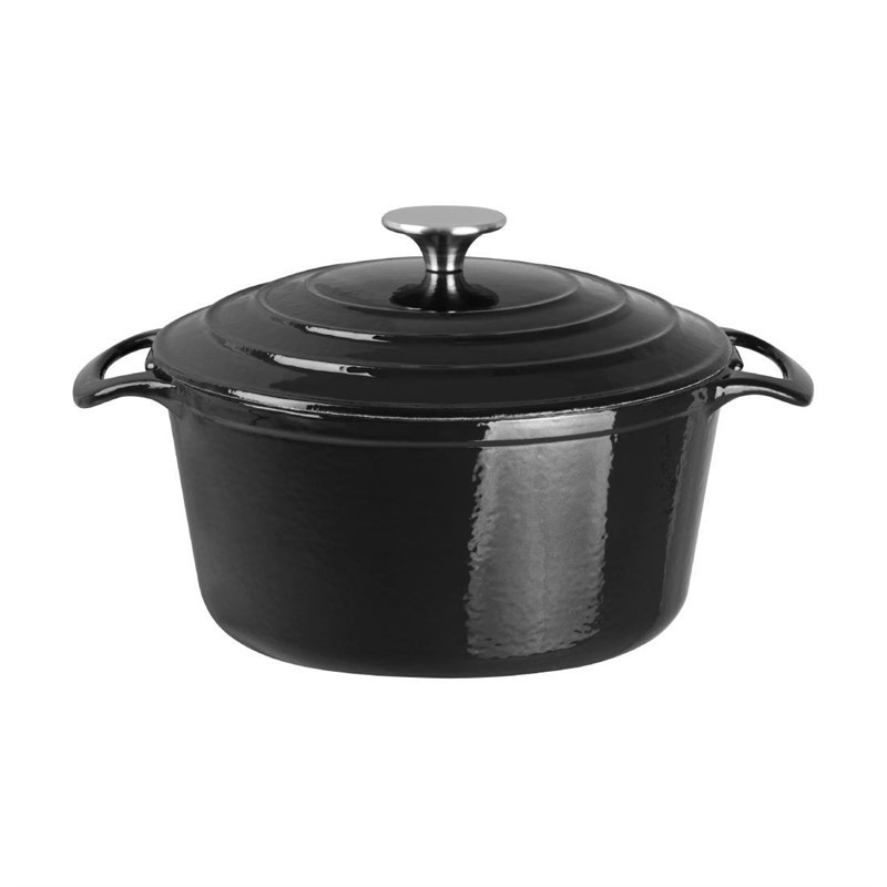 Cocotte ronde noire Vogue