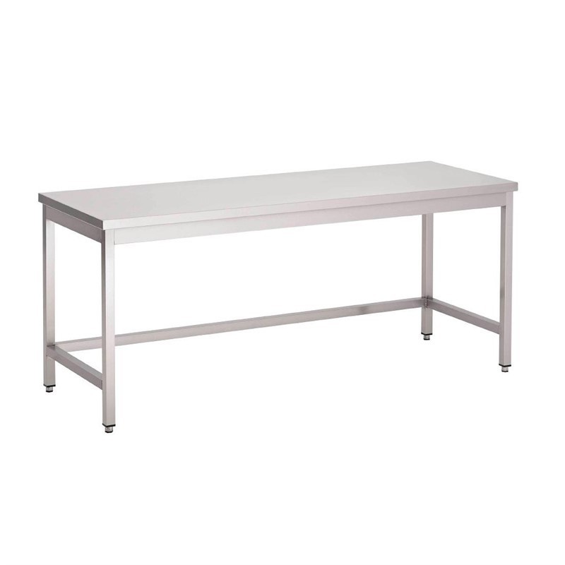 Table inox sans étagère basse Gastro M 700 x 700 x 850mm