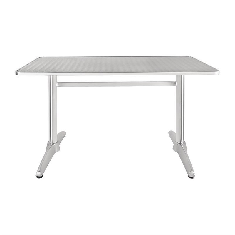 Table rectangulaire à deux pieds Bolero 600mm