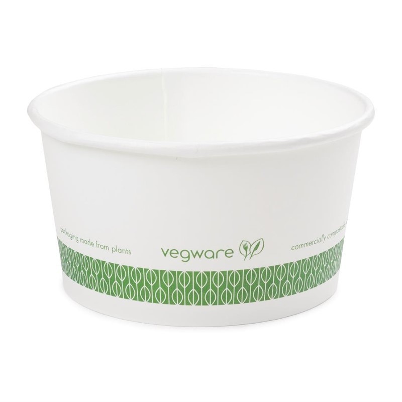 Bols à soupe / glace compostables Vegware 23 cl (x1000)