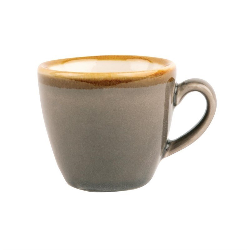 6 Tasse à espresso Olympia Kiln grise 85ml