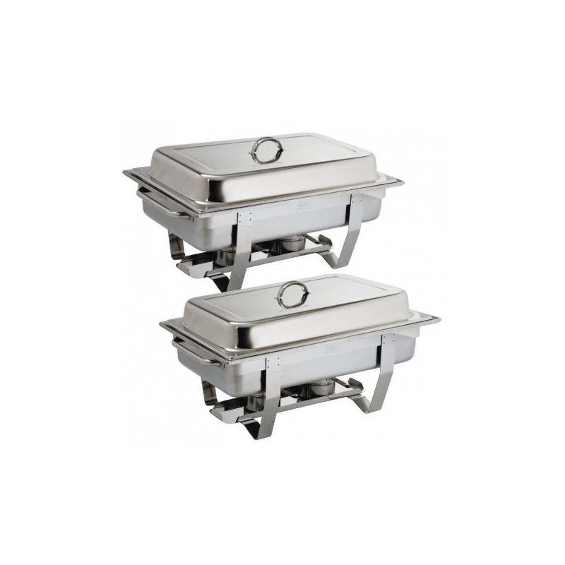 2 OFFRE GROS VOLUME Chafing dish Milan Olympia GN 1/1 x2