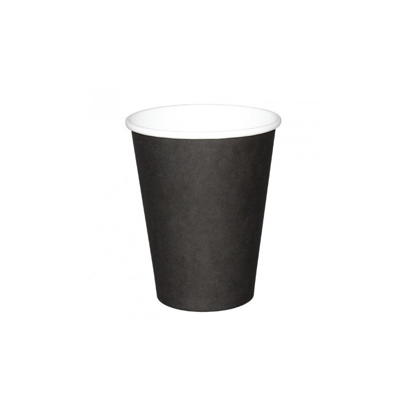 1000 Gobelets jetables boissons chaudes Fiesta Recyclable noirs 340ml x1000