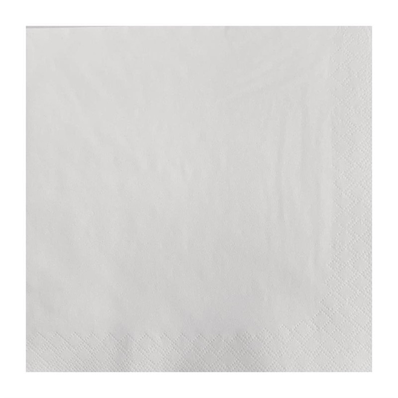 1000 Serviettes en papier professionnelles blanches Fasana 400mm