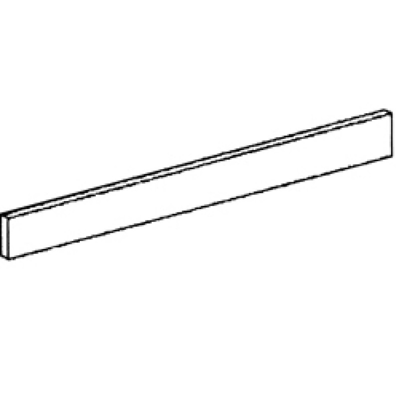 Plinthe frontale en inox
