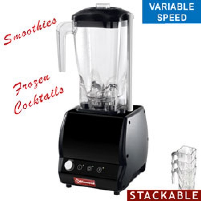Mixer professionnel, verre carré 2 Lit , variateur vitesse