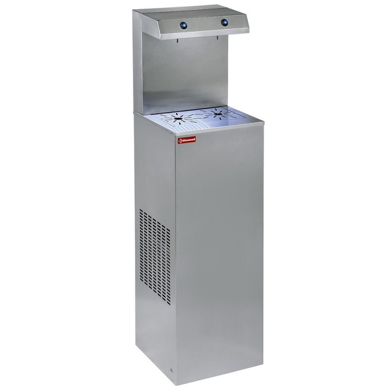 Refroidisseur d'eau, inox, 80 Lit/h, double verseur.