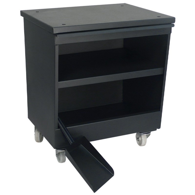 Soubassement sur roues avec rangement charbon (CBQ-060)