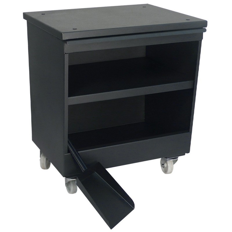Soubassement sur roues avec rangement charbon (CBQ-075)