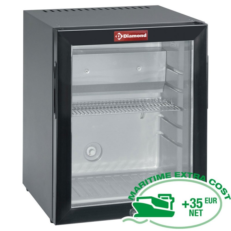 Minibar porte vitrée, 32 litres