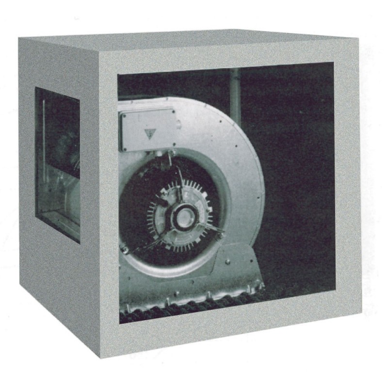 Ventilateur centrifuge avec caisson isolé