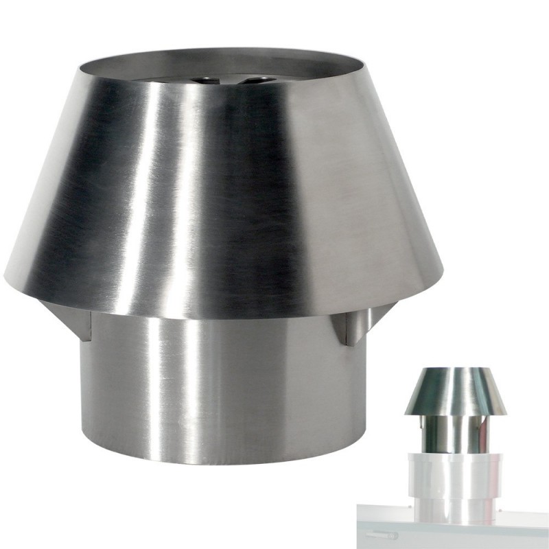 Chapeau cheminée inox (CBQ-120)