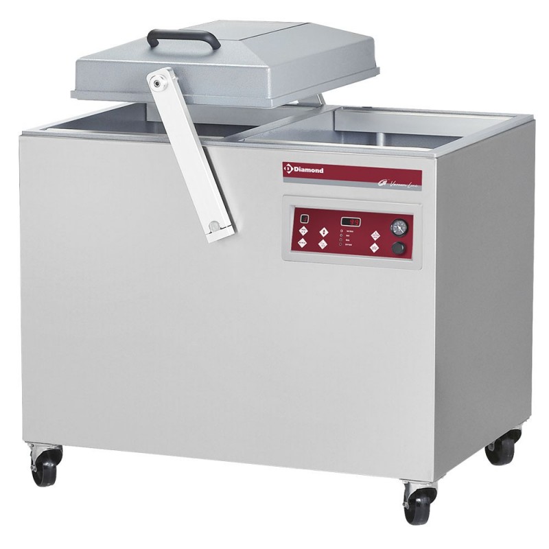 Machine sous-vide, double chambre 450x580xh235 mm. - 63 m3/h