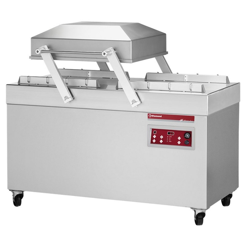 Machine sous-vide, double chambre 620x500xh240 mm. - 100 m3/h