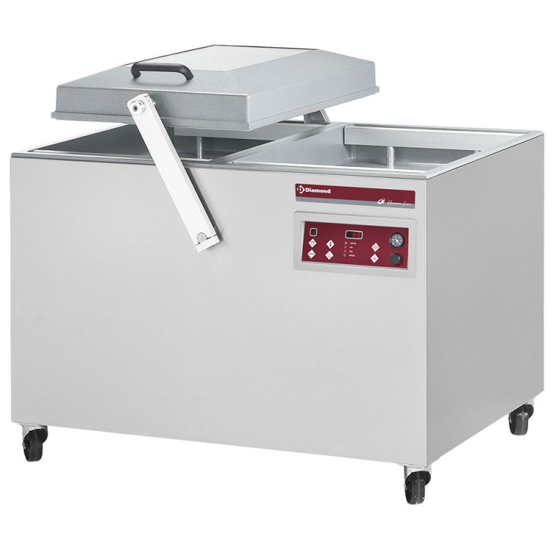 Machine sous-vide, double chambre 550x700xh235 mm. - 100 m3/h