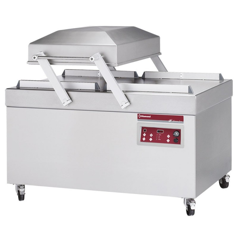 Machine sous-vide, double chambre 620x750xh210 mm.