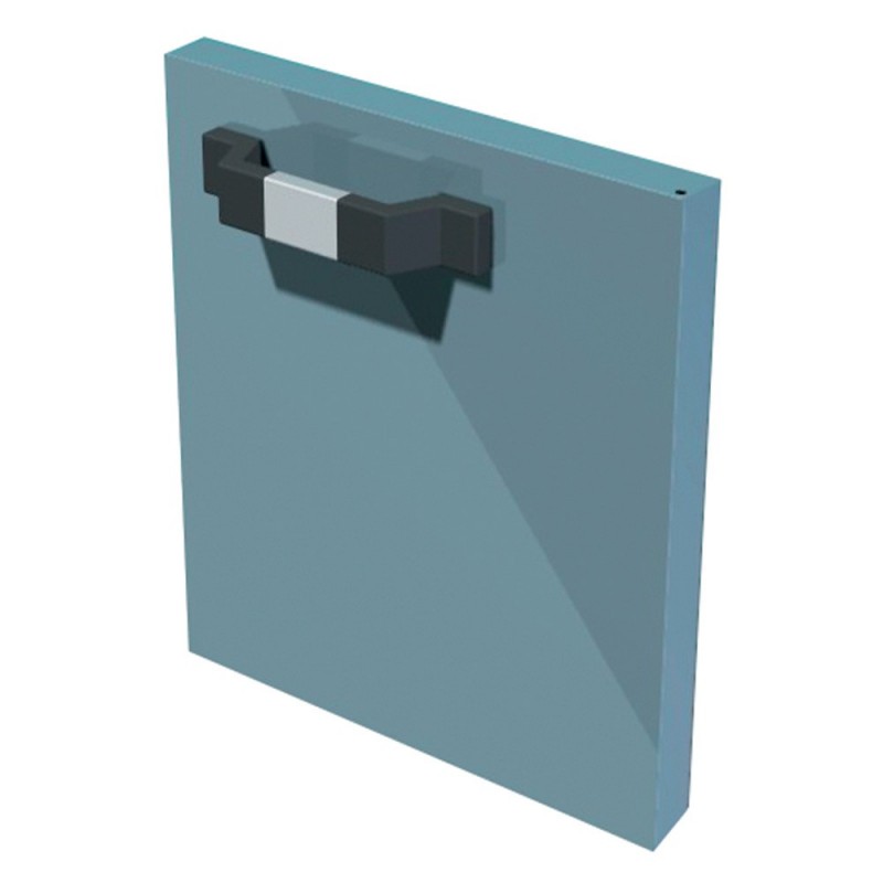 Porte droite pour armoire module 400 mm