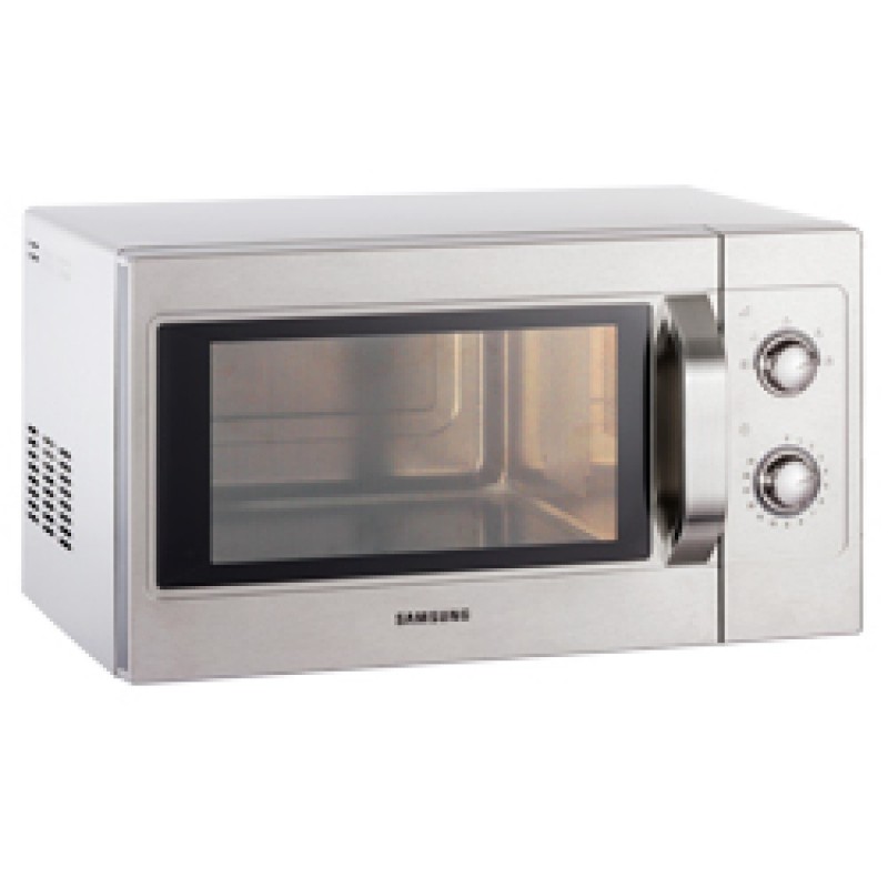 Micro-ondes professionnel inox, mécanique, 1050 W (26 Lt)