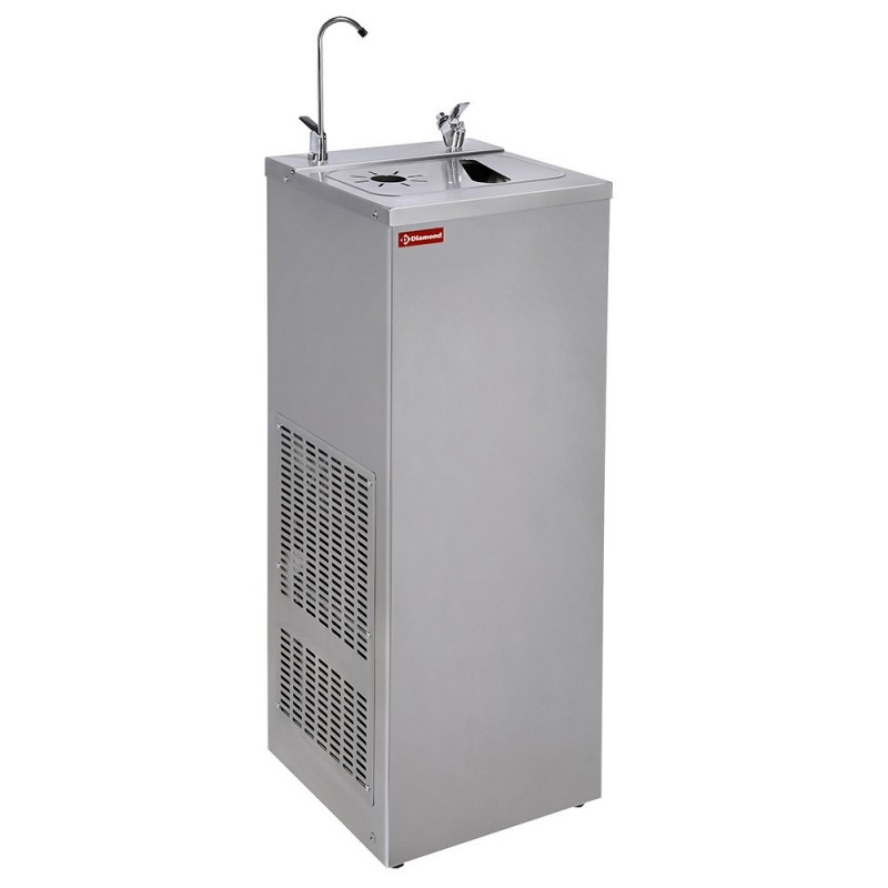Fontaine réfrigérée, inox, 35 litres/heure