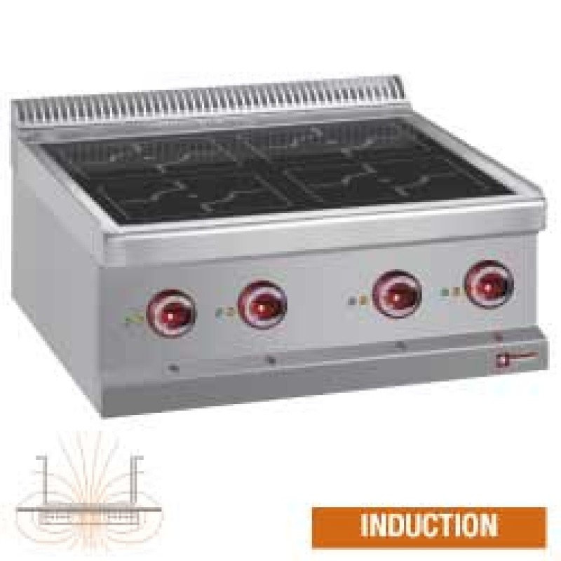 Cuisinière électrique, 4 foyers a induction -Top-