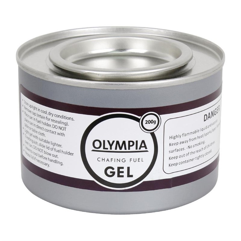 12 Gel combustible pour chauffe-plat Olympia 2h x 12