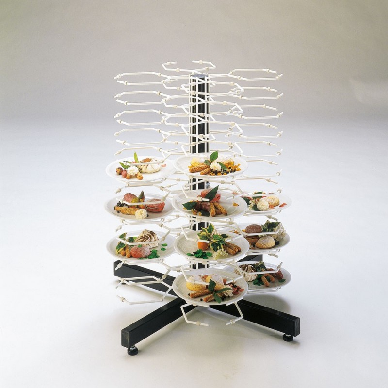 Structure pour 48 assiettes de 240-310mm, espac.65mm