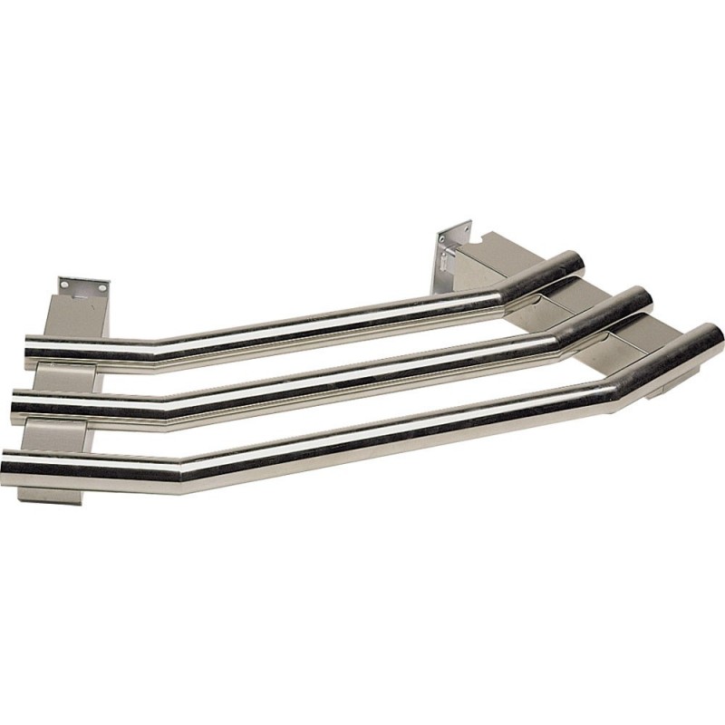 Rampe à plateaux tubulaire d'angle 45° (externe S80/AE45)