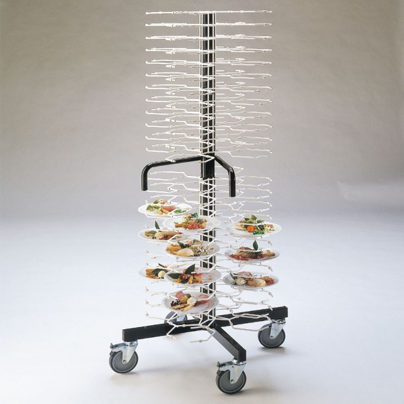 Chariot pour 96 assiettes (de 180-240mm), espac.65mm