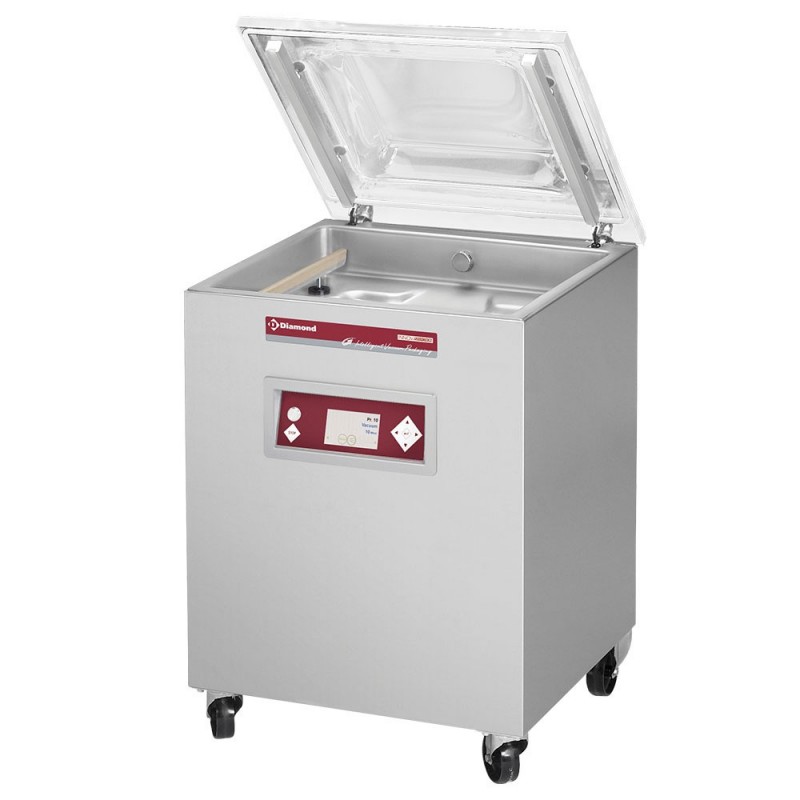Machine sous-vide, cuve inox 600x475xh200 mm. -63 m3/h écran LCD