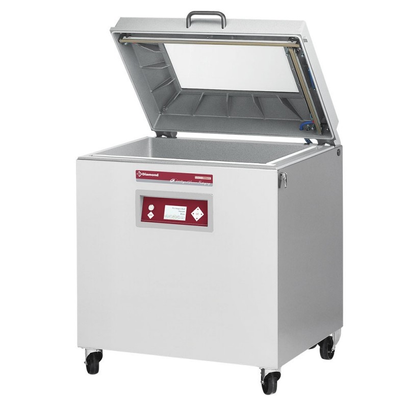 Machine sous-vide, cuve alum. 800x500xh235 mm .-100 m3/h écran LCD
