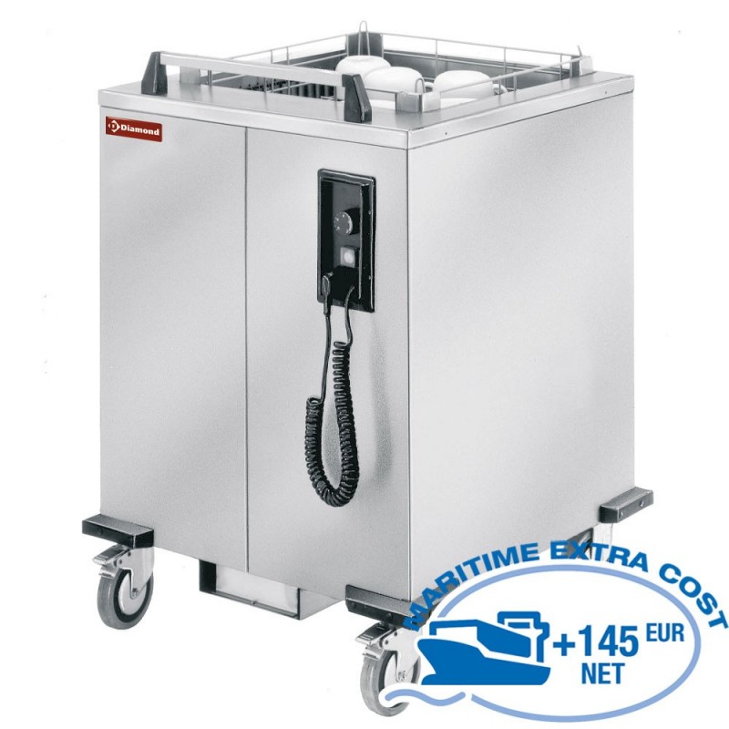 Chariot chauffant à ressorts pour paniers 500x500 mm