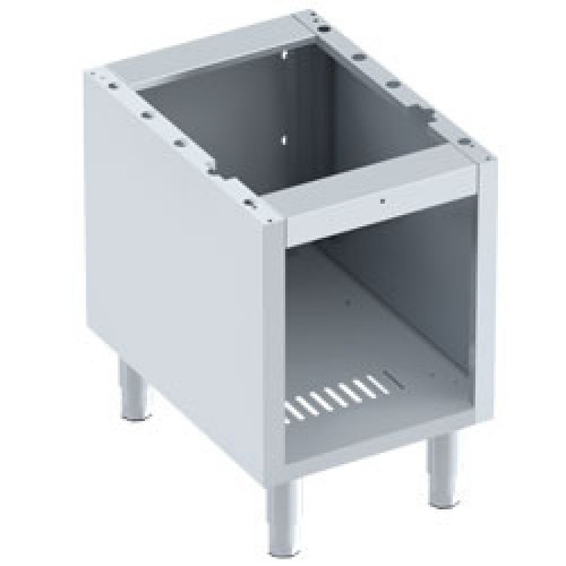 Soubassement ouvert pour grill, 1/2 module