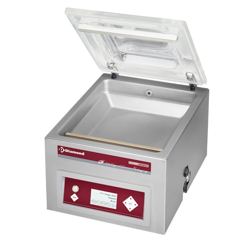Machine sous-vide, cuve inox 350x370xh150 mm. -16 m3/h écran LCD