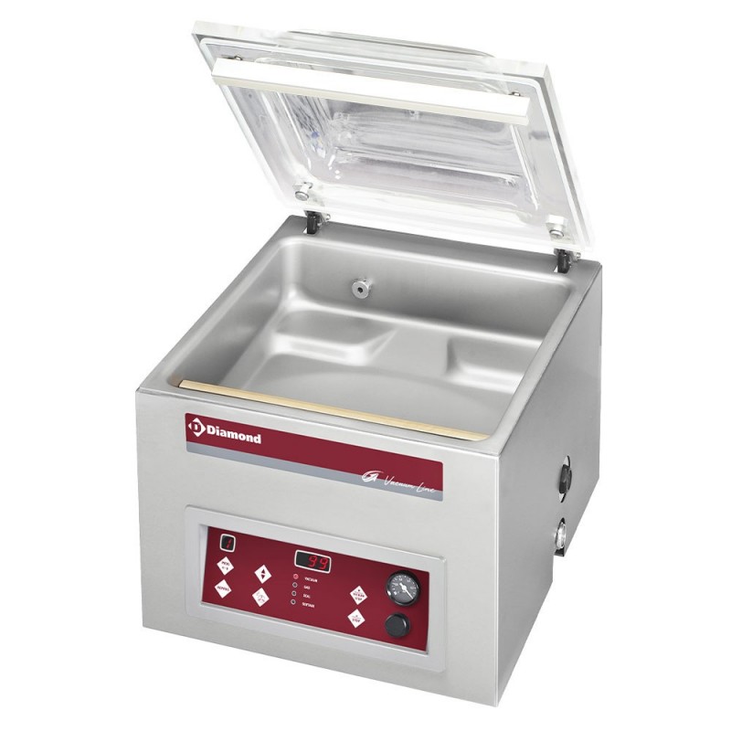 Machine sous-vide, chambre 420x370xh180 mm - 21 m3/h
