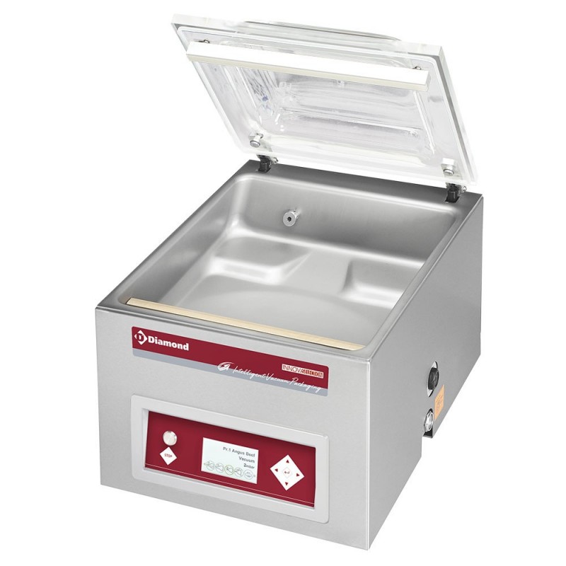 Machine sous-vide, cuve inox 420x460xh180 mm. -21 m3/h écran LCD