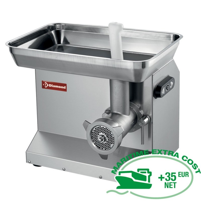 Hachoir en inox N° 22 de table, Ø 4,5 mm, 200 kg/h