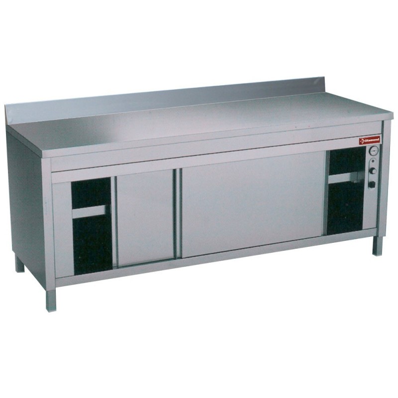 Table sur armoire chauffante