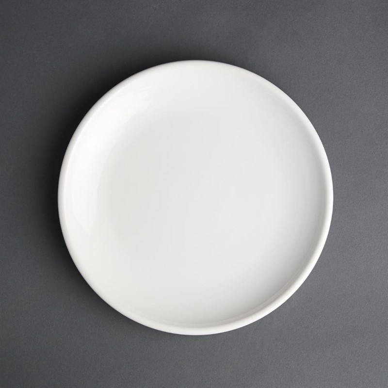 12 Assiette plate blanche Olympia Café 205mm