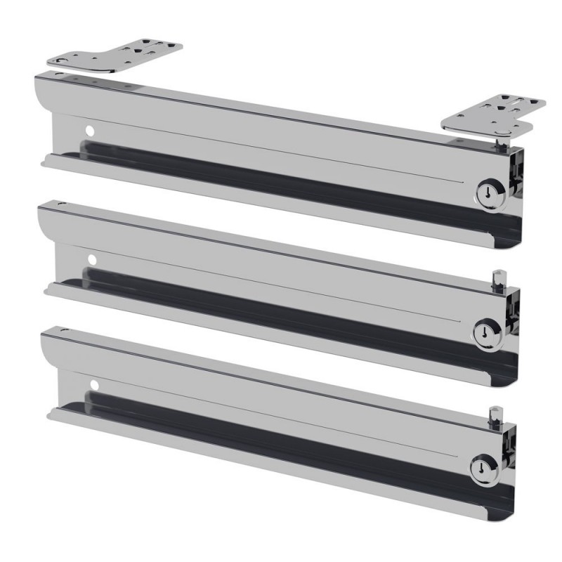 Option kit 3 tiroirs: serrures "montées" (3 pcs)