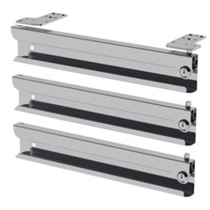 Option kit 3 tiroirs: serrures "montées" (3 pcs)