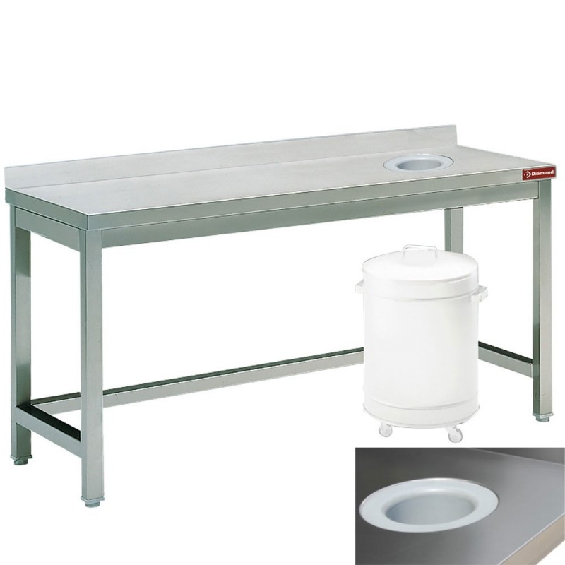Table de débarrassage avec vide ordure + ba